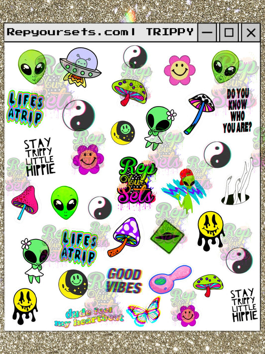 TRIPPY ICON NAiL DECALs