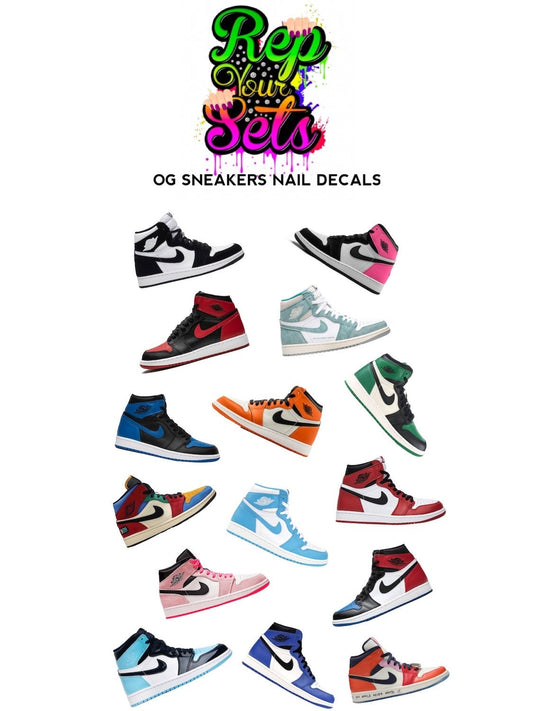 OG SNEAKERS NAIL DECAL