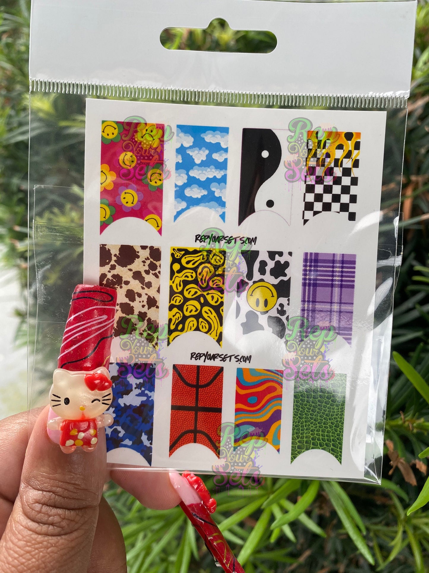 FRENZY NAIL WRAP DECAL