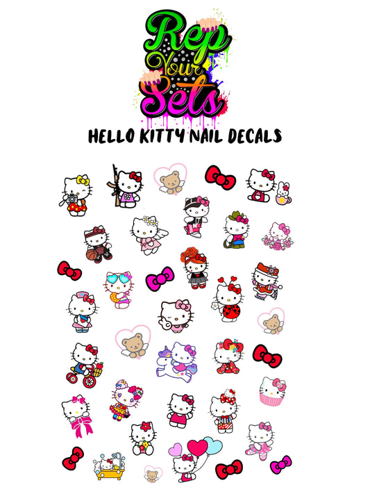 HELLO KIT NAIL DECALs