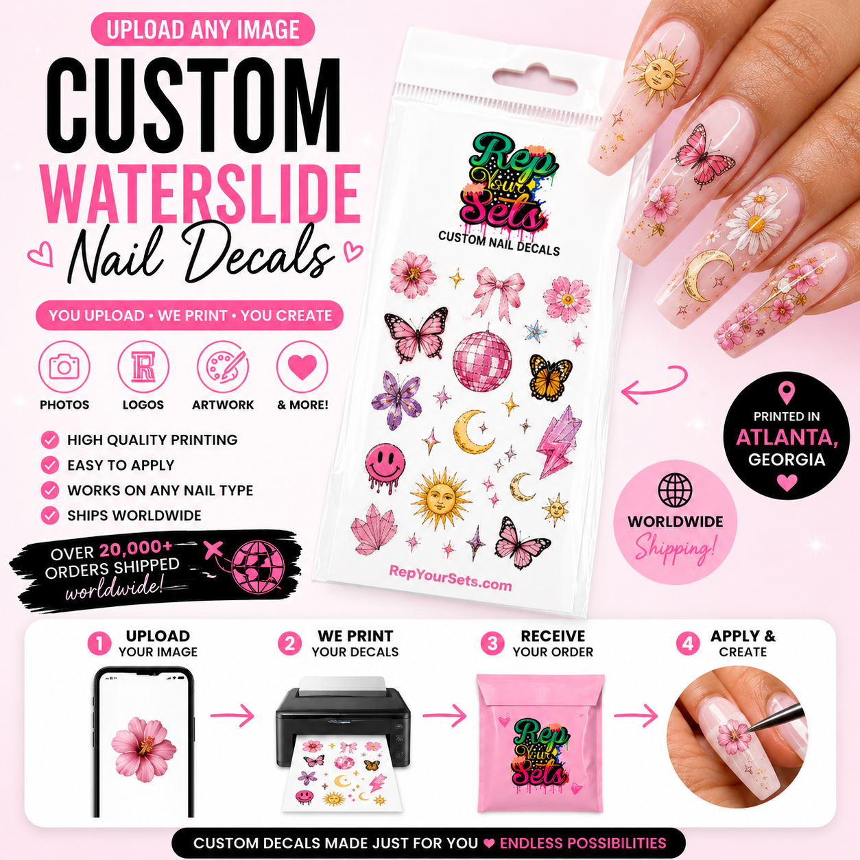 Upload Your Own Image → Get Custom Waterslide Nail Decals.
