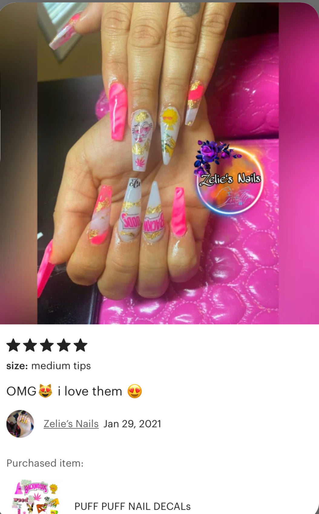 Upload Your Own Image → Get Custom Waterslide Nail Decals.