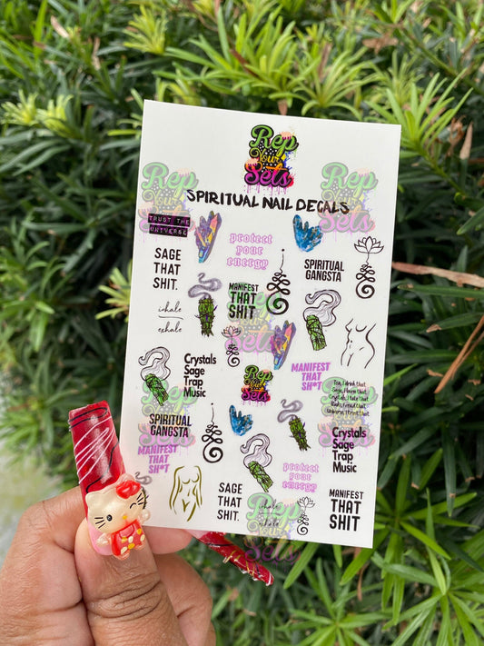 SPIRITUAL NAIL DECAL