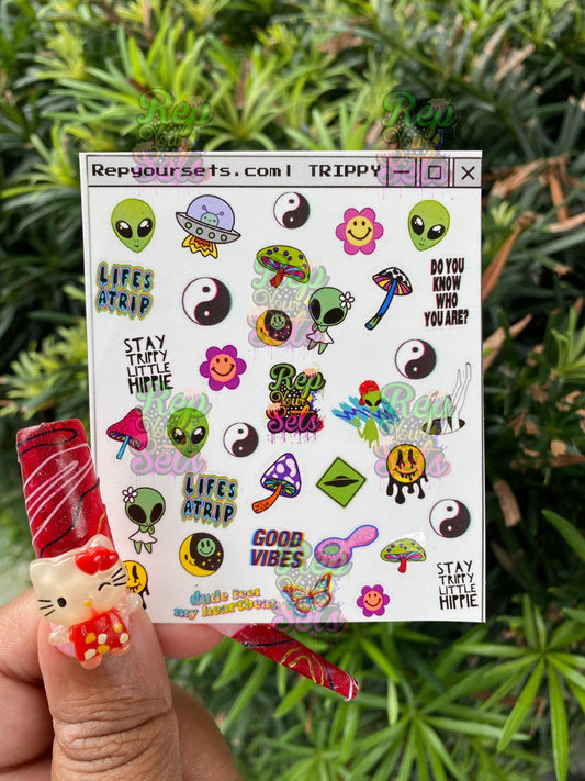 TRIPPY ICON NAiL DECALs
