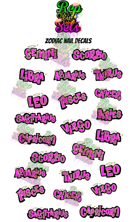 ZODIAC B DECAL